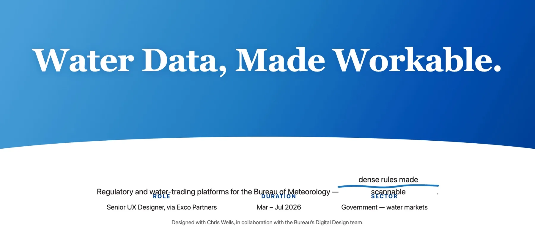 Bureau of Meteorology Water Data Hub case study